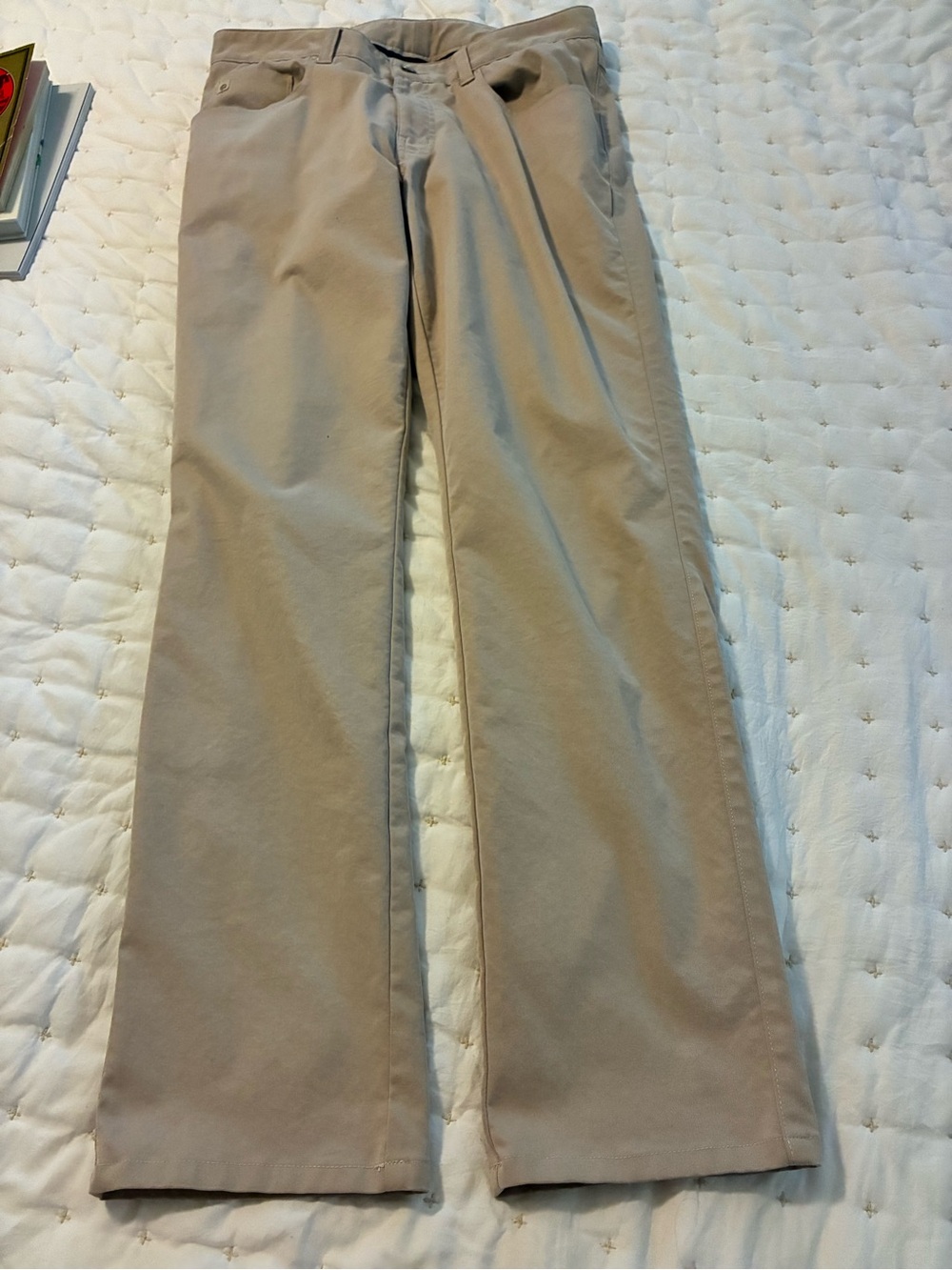 Peter Millar Khaki Stretch Chinos